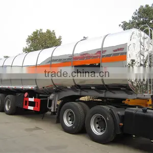 3 Axles Stainless Steel Tanker Semi Trailer thumbnail-1