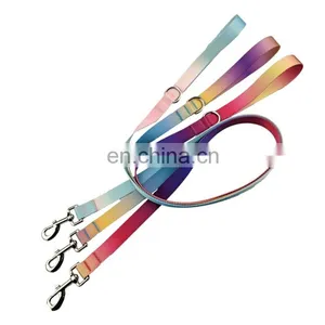 Best Quality Buffer Heat Transfer Print Custom Pattern Dog Leash Anti-choke Dog Leash for Pet thumbnail-2
