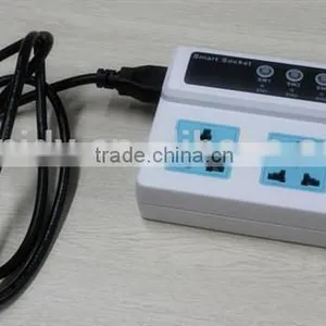 2200W Rated Power 3-PORT Group Extension Style GSM Power Socket Suitable For UK/ EU/ US Standard Plugs thumbnail-5