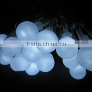 Christmas Light String Green Cable White Ball Light Wholesale Factory Wholesale in China thumbnail-1