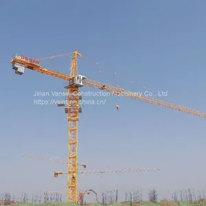 DAHAN Tower Crane 8t 65m Jib TC6513 Topkit Tower Hat Construction Tower Crane Full Welded Mast Section Self Erecting Crane Used in Dubai thumbnail-1