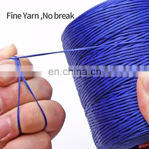 Wholesale 0.8MM Wax Poly Thread Cord Waxed Thread For Leather Sewing thumbnail-2