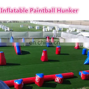 Commerical Inflatable Paintball Hunkers Air Paintball Obstacle Battle Field thumbnail-3