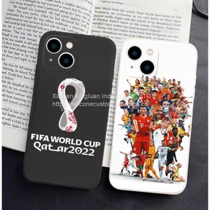 Wholesale Qatar World Cup IPhone Silicone Case for Smartphone thumbnail-1