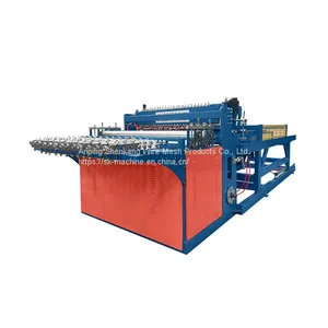 Single and Double Hopper Chicken Cage Mesh Row Welding Machine Coal Mine Support Mesh Welding Machine thumbnail-1