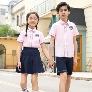 2023 New School Uniforms Children Summer Polo Shirt thumbnail-1
