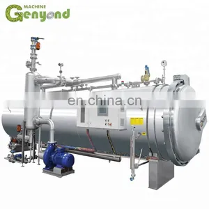 Canned Meat Fish Beef Soy Coconut Almond Milk Sterilizer Sterilization Retort thumbnail-2