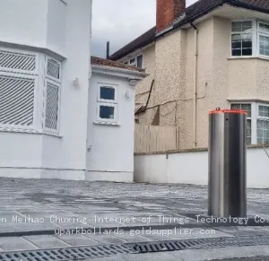 High Security Custom Residential District Safety 36V Sealed Bollard Single Access Electric Lifting Parking Lot Bollards thumbnail-5