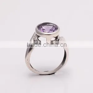 AMETHYST RING ,925 Sterling Silver Jewelry Wholesale,WHOLESALE SILVER JEWELRY,SILVER EXPORTER,SILVER JEWELRY FROM INDIA thumbnail-3