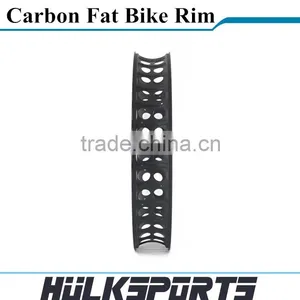 Carbon Fat Bike Wheels 26er Carbon Fiber Fat Bike Wheel Toray T700 Fat Bike Rims Hookless thumbnail-6