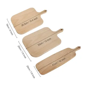 Kitchen Supplies Set Wooden Cheese Fruit Serving Platter thumbnail-2