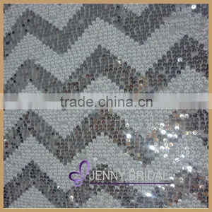 SQN70F Bulk Cheap Chevron Sequin Table Runner,metal Table Decorations thumbnail-1