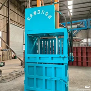 Vertical Hydraulic Baler Cotton Bale Machine Clothing Baling Press Baler Machine for Used Clothing thumbnail-4
