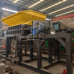 Industrial Scrap Iron Copper Crusher Aluminum Recycling Machine Car Crusher Double Shaft Metal Shredder thumbnail-3