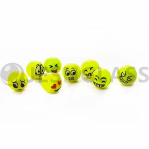 Factory Wholesale Various Design High Bouncy Ball Emoji Bouncy Toy Rubber Balls thumbnail-5