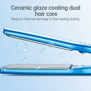 Hair Straightener/Dual Purpose Curling Iron/Blue Straight Plate/Clip Perm Iron（Wechat:13510231336） thumbnail-2
