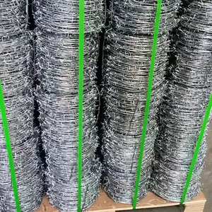 PVC Coated Diamond Mesh Chain Link Fencing With Barbed Wire Accessories for Gardens thumbnail-4