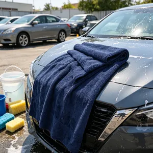 Extra Large Professional Microfiber Auto Detailing Water Absorbent Drying Cloth for Cars thumbnail-1