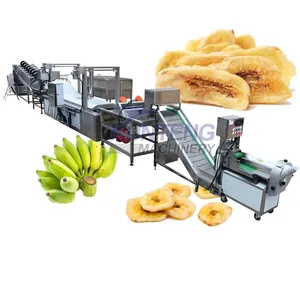 Banana Slice Deep Frying Line Fruit Slice Continuous Frying Equipment Banana Chips Line EPC thumbnail-1