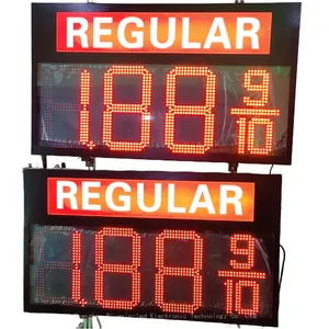 Gas Station Waterproof LED Sign for Pole ,gas Station Canopy Led Price Sign thumbnail-4