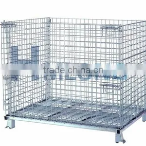 Warehouse Stackable Wire Mesh Storage Container thumbnail-2