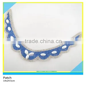 Yellow Octagon Ceramic Patch Hotfix Ceramic Mix Rhienstone Applique 10.5x25.5cm thumbnail-4