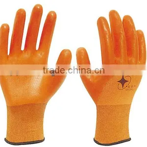 13 Gauge Nylon Pvc Coated Safety Work Glove thumbnail-1