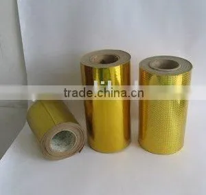 Gold Aluminum Foil Paper Sticker thumbnail-1