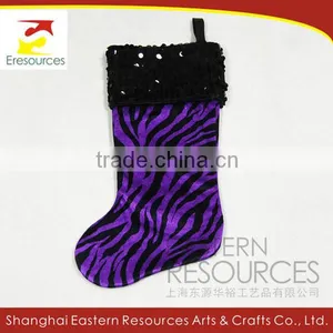 Polyester Christmas Stocking With Sequin thumbnail-2