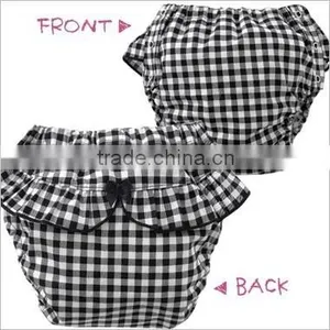 Made in Japan Baby Diaper Manufacturers Wholesale Product Cute Check Pattern Clothe Nappies Cover for Girl High Quality thumbnail-3