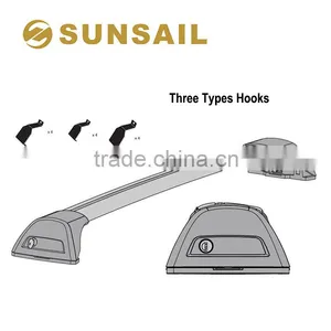 Universal Roof Rack For Sedan With Three Types Hooks thumbnail-1