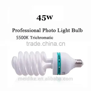 5500K Energy Saving Compact Fluorescent Spiral Bulb Studio Light Bulb thumbnail-1