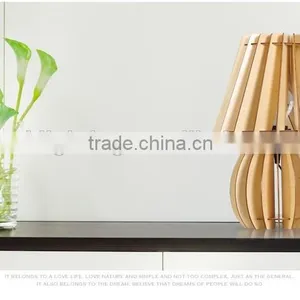 JK-879-12 Best Sale Wooden Table Light Home Decor Hotel LED Wood Table Lamp thumbnail-3