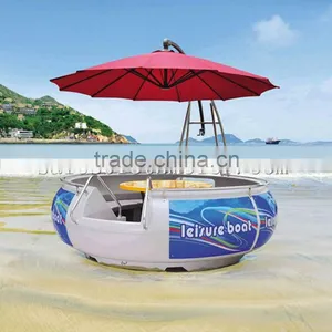 Electric Floating Lounge Boat With Bbq thumbnail-2