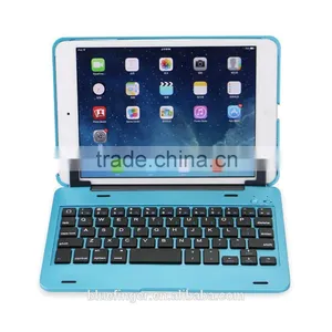 Bluefinger Bluetooth 3.0keyboard Case Cover for IPad Mini With Detacable Cover,calmshell Keyboard, thumbnail-3