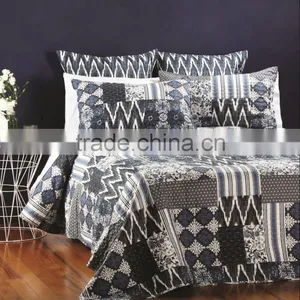 Good Quality Cheap Price Factory Quilt Wave Patchwork Quilt thumbnail-1