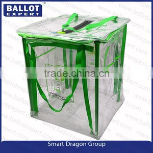 Foldable PVC Ballot Bag From Voting System Manufacturer thumbnail-1