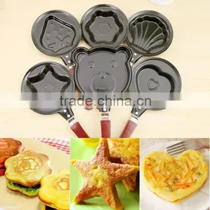 J199 Kitchen Small Size Different Types Cartoon Fried Eggs Pan thumbnail-1