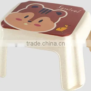 Eco-friendly 18cm Height Bamboo Fiber Plastic Step Stool For Kids Most Popular thumbnail-5