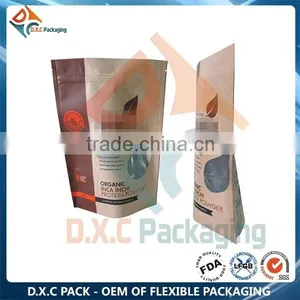 Manufacture Food Grade Kraft Bags With Window thumbnail-4