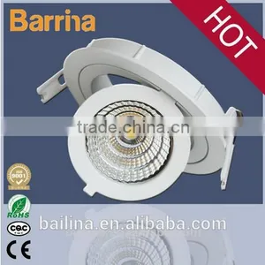 Factory Price 9 Watts LED COB Downlight With High Flux, Downlight With 360 Degree Rotatable thumbnail-1