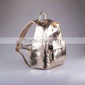 3709- 2016 Latest Fashion Girl Backpack Design High Quality PU Lady Custom Backpack OEM China thumbnail-3