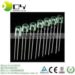 10 Years Factory Top Quality Competitive Price 5mm Oval/strawhat /round All Single Colors Led Diode thumbnail-1