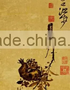 High Simulation Painting of Fruit of Pomegranate(Liu Shi Tu) thumbnail-1