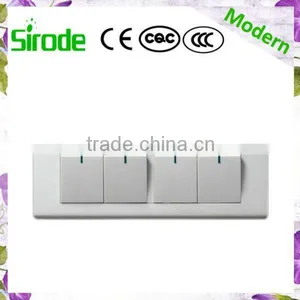Classical Type Modern Electrical Four GanG Double Way Switch thumbnail-1
