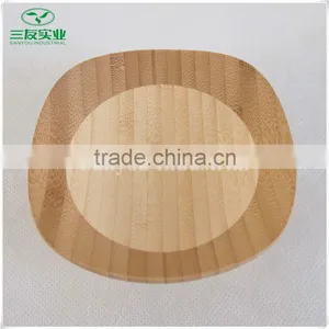 Natural Bamboo Dinner Plate Dish of Different Sizes thumbnail-3