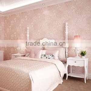 Country Style Beauty Bedroom Decoration Big Flower Wallpaper thumbnail-3