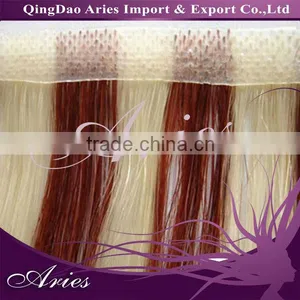 Made in China! Fashion Double Tape Brazilian Virgin Hair pu Skin Weft thumbnail-1