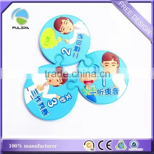 Thick Kids Kindergarten Soft PVC Rubber Mixed Pack Tea Drink Mat thumbnail-5