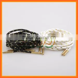 Hot Selling Gold Shoe Laces With Shoelace Tips thumbnail-4